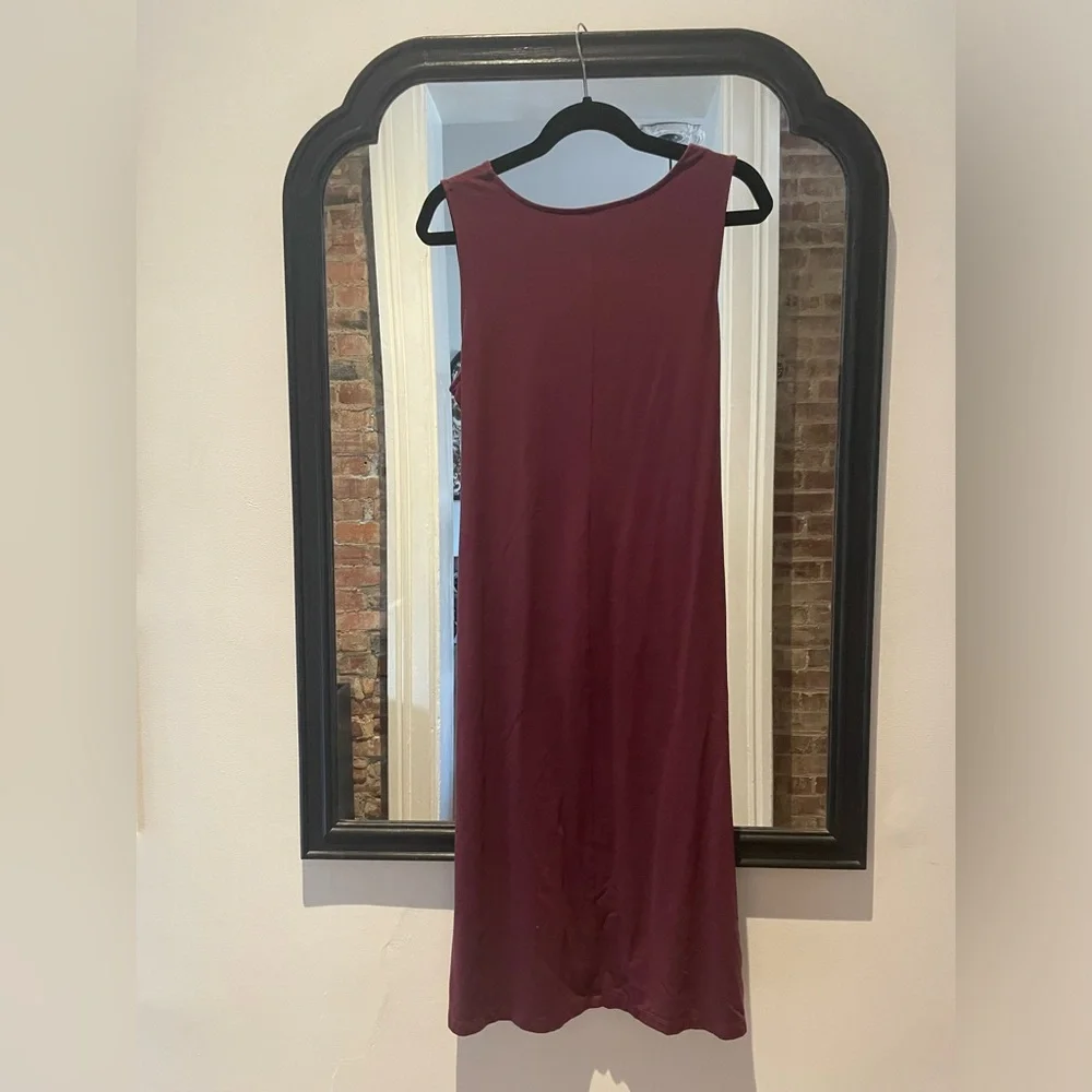 Belle by Kim Gravel Plum Knit Dress (M) - Picture 5 of 7